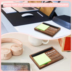 Chaos Coordinator Sticky Note Holder Wooden Notepad & Pen Holder 6.5" x 4.7" Sticky Note Pad Holder Dispenser for Desk Chaos Coordinator Definition Work Gifts, NPA184
