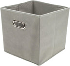 Zeller 14130 Fleece Storage Box, Grey, 28 x 28 x 28 cm