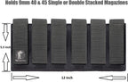 Six /6 Magazine Pouch 9mm 40 & 45