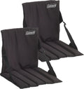 Coleman Stadium Seat, 2-Pack, with Built in Storage and Padded Seat, Easy to Carry