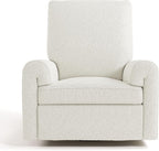 Storkcraft Sorrento Deluxe Power Recliner Swivel Glider – Premium Electronic Nursery Rocking Chair, Oeko-TEX 100 Certified, Includes Dual-USB Charging Port with USB-A & USB-C (Ivory Boucle)