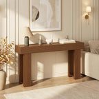Gizoon 63 Inch Console Table, Narrow Long Sofa Table Behind The Couch, Farmhouse Wood Entryway Table for Entrance, Hallway, Living Room, Foyer, Easy Assembly, Dark Brown