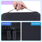 Lebakort Storage Case Compatible with MEGATEK 12.5" / Pofoto 12.5" / WONNIE 12.5" / ieGeek 12.5" / DBPOWER 12" Portable DVD Player (Black, for 12-12.5 Player)
