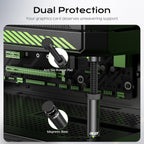 acer GPU Support Bracket, GPU Sag Bracket, Graphics Card GPU Stand with Magnet & Non-Slip Base, Video Card Holder (M, 50-80mm)