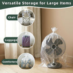 32x42 Inches Large Clear Plastic Storage Bags,Big Giant Jumbo Huge Plastic Storage Bags for Blanket, Duvets, Pillows, Comforters and More 5 Pieces