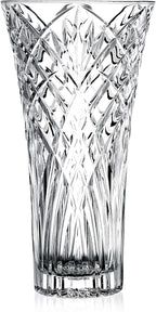 Lorren Home Trends Flower Vase Melodia, Made In Italy. 12" Tall, 6" Opening