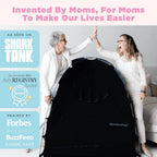 SlumberPod The Original Blackout Sleep Tent Travel Essential for Babies and Toddlers, Mini Crib and Pack N Play Cover, Sleep Pod for Kids with Monitor Pouch and Fan Pouch, Blocks 99% Light, Black