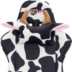 Techni Sport Black Cow Gaming Chair