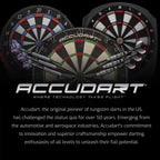 Accudart Armada Bristle Dartboard Cabinet Set – Official 18” Sisal Board, Self‑Healing Fibers, Grey Wood Cabinet, Round Spider Wires, Rotating Number Ring – Includes Steel‑Tip Darts