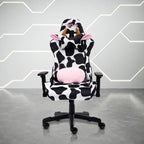 Techni Sport Black Cow Gaming Chair