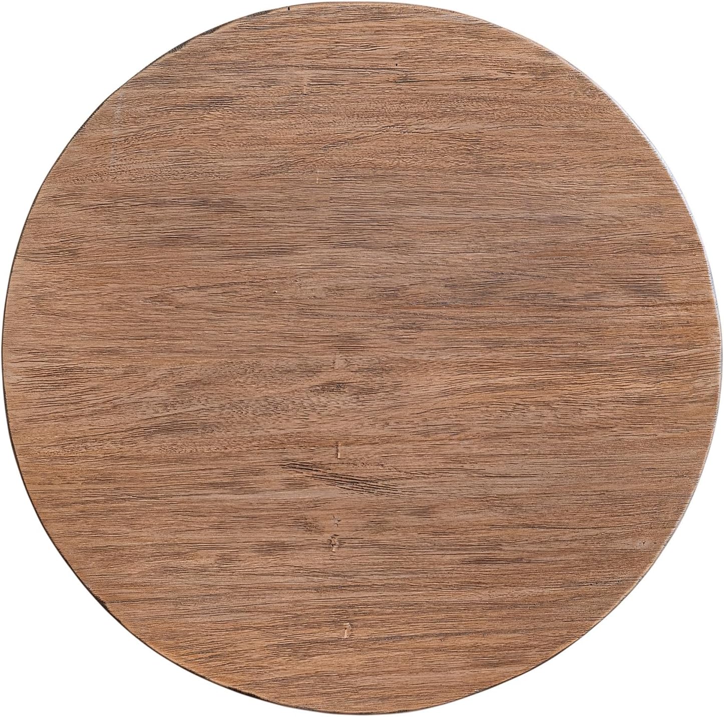 East at Main Solid Wood Round Side Table, End Table & Plant Stand – Rustic Handcrafted Accent Table with Unique Stick-Leg Design – Brown Wood Finish for Living Room, Bedroom, or Entryway