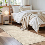 Soalmost Runner Rug 2'x6' Washable Non-Slip Runner Rugs for Kitchen Bathroom Laundry Room Beige Vintage Floor Carpet Runners for Hallway Entryway