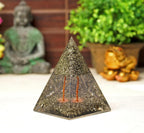 Orgonite Crystal Handmade Pyrite Tree Pyramid – Spiritual Energy Generator for Meditation, Abundance, Protection, Balance, Reiki, Yoga, Cleansing, Decor, Manifestation, Harmony, Gift, Office, Altar, Vastu, Positive Energy