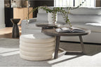 Universal Furniture Muse Bunching Table Small in Washed Charcoal
