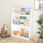 3 Tier Book Shelf,Book Rack, Helps Keep Bedrooms, Playrooms, and Classrooms Organized,White