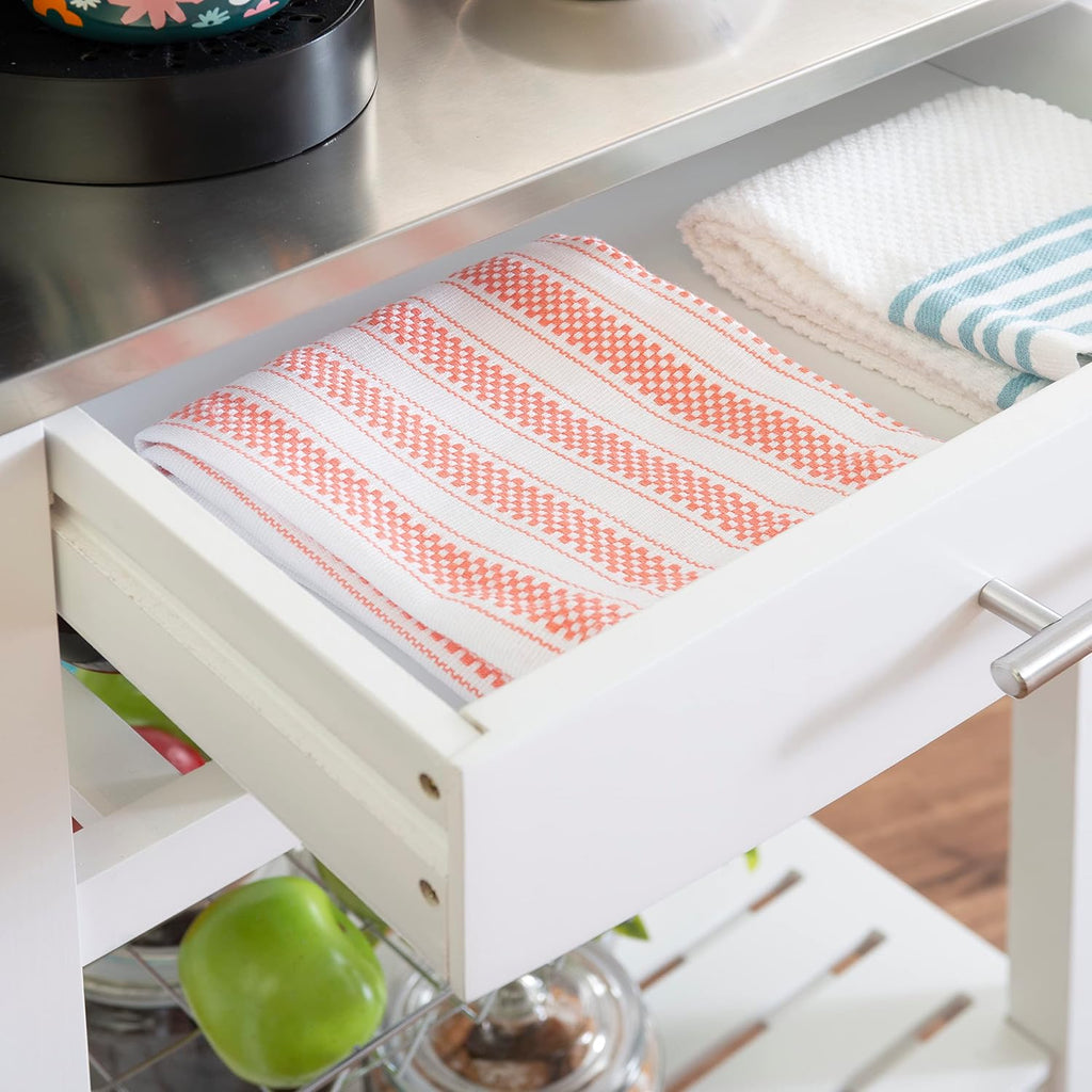 Linon Home Décor Kitchen Cart White