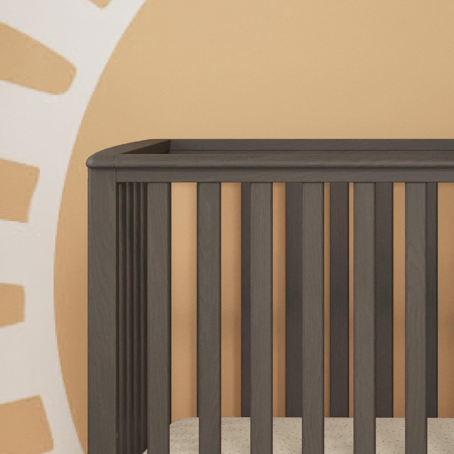 Child Craft London Crib and Changing Table Nursery Set, 2-Piece, Includes 4-in-1 Convertible Crib and Changing Table, Grows with Your Baby (Dapper Gray)