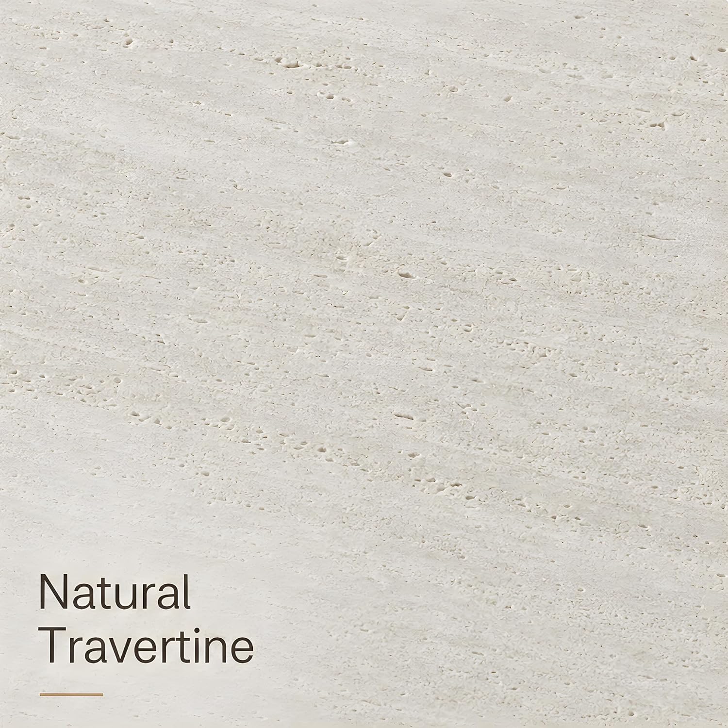 Honyee Sintered Stone Dining Table for 6–8, 78.7" Rectangular Kitchen Table, Real Travertine Top, Rounded Corners, Walnut Pedestal Base, Large Modern Dining Room Table