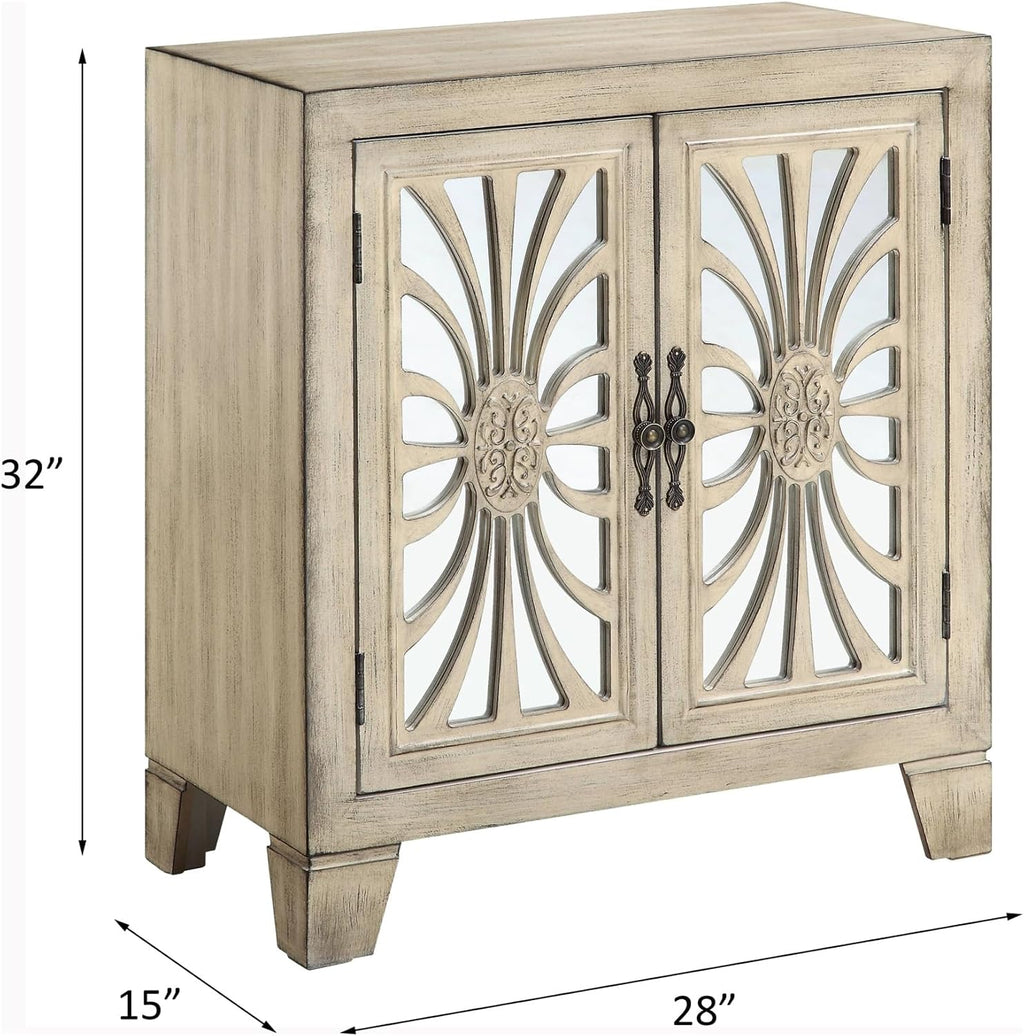 Console Cabinet with 2 Door, Retro Style Pantry Storage Locker for Kitchen Living Room,for Kitchen Home