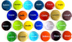 Lifeforce Glass Focus Glass Stones, 24 Inspiring, Encouraging and Motivating Single Words Imprinted on Glass Stones, Inc. Set II.