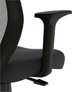 Staples Drafting Stool, Mesh, Ergonomic, Adjustable Height, Swivel, Black