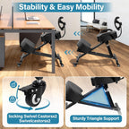 Kneeling Chair, Ergonomic Kneeling Chair with Back Support, kneelings Office Chairs with Adjustable Height and Lumbar Support for Banking Meeting Room Office Home Reception,Improve Postures