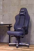 AKRacing Office Chair, Gaming Chair, Premium Denim, Made in Japan, 180° Reclining, Home, Remote