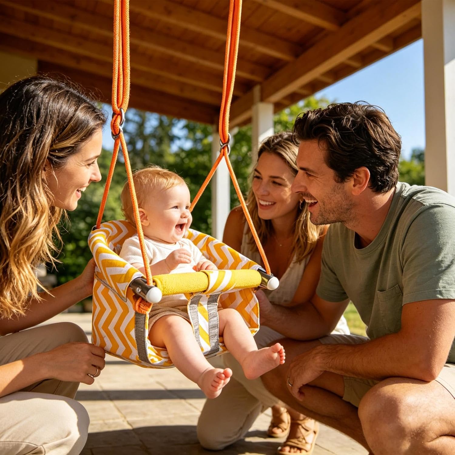 Genérico Children's Outdoor Playground Equipment for Garden, Patio, Terrace, Park, Home, Backyard and Tree