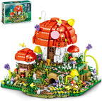 Mushroom House Mini Building Blocks Sets - 2798PCS Unique Creative Ideals Ganoderma Hotel Treehouse Micro Mini Blocks Bricks Kit Toys for Adult, Collectible Architecture Deco, Birthday Gift for Kid