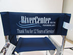 Personalized Imprinted Sports Director Chair with Side Table and Pocket