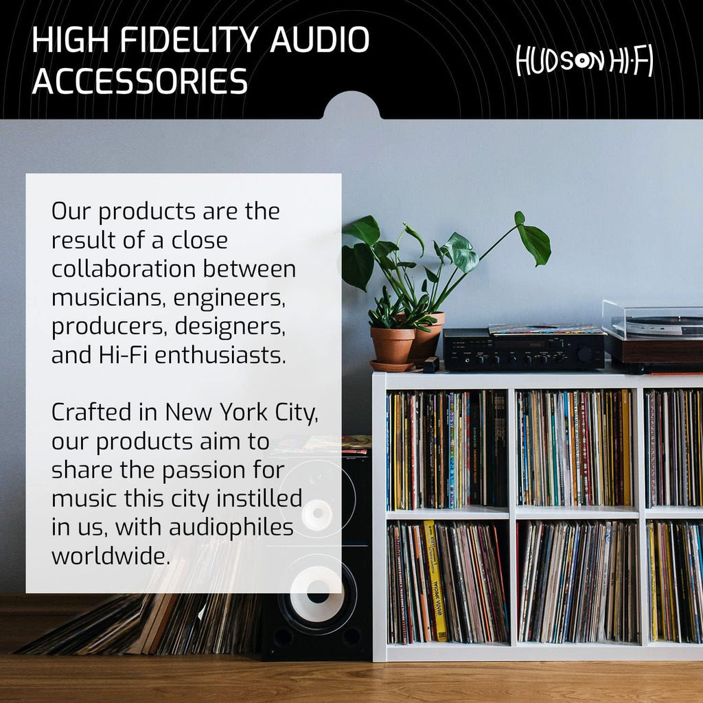 Hudson Hi-Fi 50x Inner & 50x Outer Protective Sleeves for Vinyl & Records Cover Art - Blocks Scratches, Static, Dust, Damage - Acid-Free, Smooth Slide - Fits Single Double Gatefold LP Sleeve