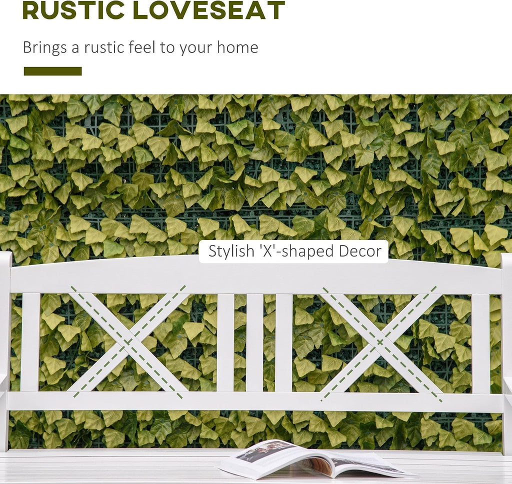Rustic Style Wooden Bench