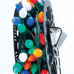 [Wire and Christmas Lighting Storage Bag] - Install N Store Light Storage Reels and Wire Spool - Includes 3 Spools, a Hanging Hook, and a Zipper Bag | Santa's Bags