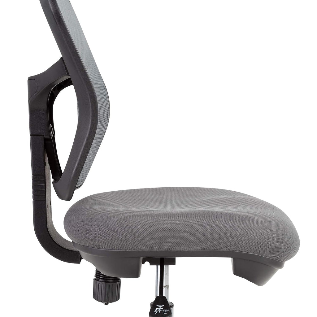 Norwood Commercial Furniture Adjustable-Height Office Mesh Drafting Chair with Chrome Footrest Ring & Optional Arms