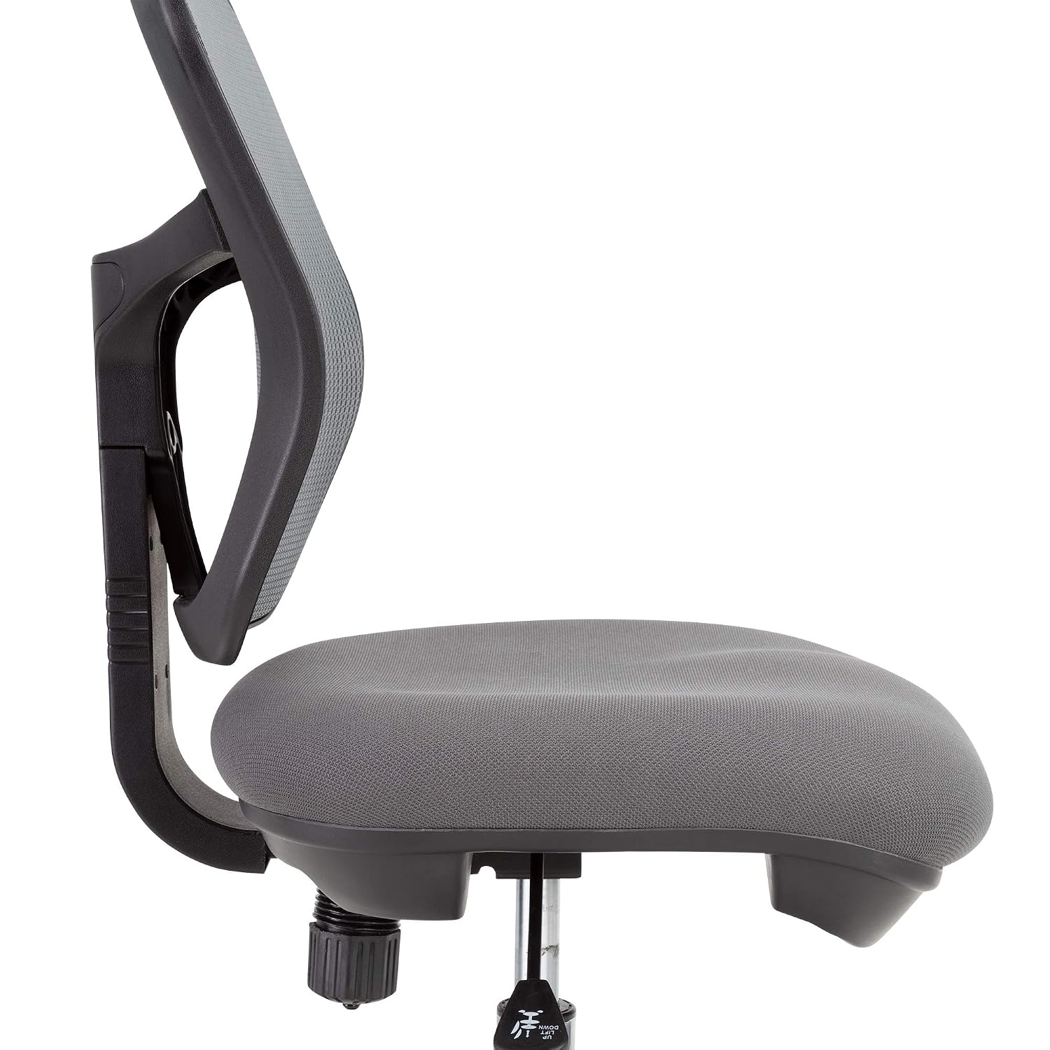 Norwood Commercial Furniture Adjustable-Height Office Mesh Drafting Chair with Chrome Footrest Ring & Optional Arms