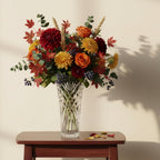 Lorren Home Trends Flower Vase Melodia, Made In Italy. 12" Tall, 6" Opening