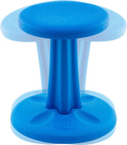 Kore Kids Wobble Stool, Flexible Seating, Ages 6-7, 14in, Blue | Wiggle chair for classroom and home boosts focus, improves posture, and provides an energy outlet; anti-tip base; Made in USA
