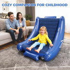 EKEPE Sensory Rocking Chair for Kids, Inflatable Sensory Rocker with Electric Air Pump for Autistic ADHD Children, Air Cloud Autism Chair - Soft, Comfy & Heavy Duty - Blue