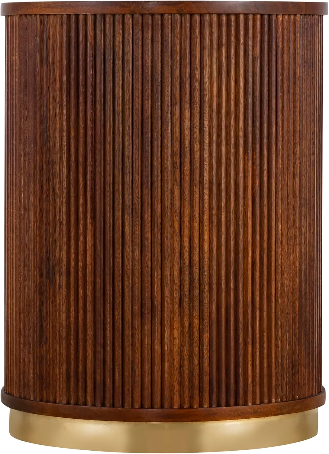 Hawthorne Grove 16” Mango Wood Side Table – Rustic Accent End Table
