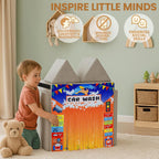 Play Panel for Kids Play Couch Childrens Car Wash Play Panel for Toddler Foam Sofa (Play Couch not Included)