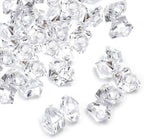 Jucoan 1000 PCS Fake Ice Cubes, 4.5 lbs 1 Inch Irregular Acrylic Crushed Ice Rocks Vase Fillers for 2-3 Quart Vase, Artificial Crystals Diamond Gems for Table Scatters, Wedding Party Centerpieces