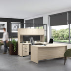 Bush Business Furniture Studio C 72W Desk Hutch in Natural Elm, Storage for Home or Professional Office