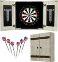 Hathaway Drifter Solid Wood Dartboard & Cabinet Set