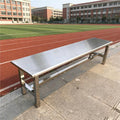 Stainless Steel Outdoor Patio Bench, All-Weather Porch Backless Garden Benches Chair with Rounded Corners, 660 Lbs Load-Bearing Capacity, for Patio, Park, Commercial Use(L-150CM)