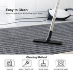 2' x 6' Runner Rugs with Rubber Backing, Outdoor Indoor Utility Non Slip Carpet Rug Runner for Hallway, Custom Size Area Rugs Mat for Entryway Balcony Patio Kitchen Garage Stair Laundry