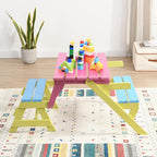 Multi Functional ARM Chair,Table+ 2 Benches (All in one)