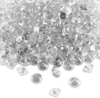 Super Z Outlet Acrylic Decorative Scatter Fillers for Table Decor, Vase, Weddings, Birthdays, Events, and Crafts (1 Pound, Approx. 240 Pieces) (Clear)