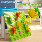 5-in-1 Toddler Table and Chair Set with 128PCS Building Blocks, Kids Activity Table Flip Top for Art, Sand & Water Play, Leak-Proof Design, Includes 1 Sturdy Chair, ASTM Certified, Gift for Ages 2-4
