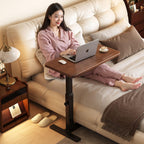 C-Shaped Side Table, Flexible Laptop Table and Bed Table with Tilting Table Top, Height Adjustable and Mobile, Reversible Side Table, Ideal for Sofa, Bed and Reading Hours