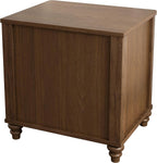 Nightstand with 3 Drawers, Wood Bedside Table Night Stand, Wide Sofa Side End Table 3 Drawers Chest of Dresser for Living Room, Bedroom